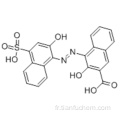 Acide 2-naphtalène-carboxylique, 3-hydroxy-4- [2- (2-hydroxy-4-sulfo-1-naphtalényl) diazényl] CAS 3737-95-9